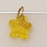 Ciondolo Stella 8mm Giallo