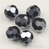 Swarovski Bead 5000 - 4 mm Sfera Jet Hematite
