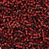 Delica 11/0 (DB603) Rosso Scuro Silverlined Dyed