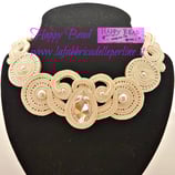 Collana Sposa Eternity  Crema