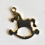 Ciondolo Metallo Cavalluccio a dondolo 13mm