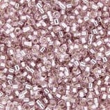 Delica 11/0   (DB1433) Rosa Quarzo Trasparent Silver Lined