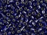 Delica 11/0   (DB183) Montana Sapphire Silverlined Special Plating Inside Copper