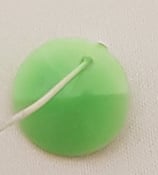 Pailette 12mm Verdino Plastica Foro Alto