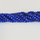 Cipollotti Sfaccettati 3x4mm Blu China Coprente Lucido 50 pezzi