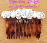 Fermacapelli Sposa Avorio / Argento