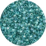 Delica 11/0   (DB79) Verde Acqua AB Lined Inside Color