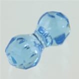 Modular Bead Swarovski (5150) 11x6mm Aquamarine