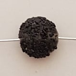 Tondo Bombato 12mm Nero Bubble