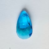 Pendante Goccia Cristallo Brilliance 16mm Azzurro