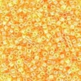 Delica 11/0   (DB233) Albicocca Crystal Lined Ceylon Luster Color Inside