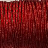 Cordoncino Soutache Metalizzato Rosso