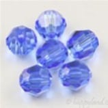Swarovski Bead 5000 - 4 mm Sfera Sapphire