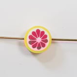 Perline Pompelmo 9mm 5pz