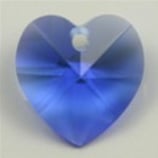 Cuore Swavorski 10mm Sapphire