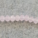 Cipollotti Sfacettati 2x3mm Rosa Opaco 50pezzi