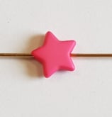 Perline Stella Fucsia 9mm 10pz