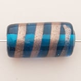 Cilindro 23x11mm Turchese Riga Oro