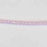 Cipollotti Sfaccettati 3x4mm Rosa Baby Coprente Lucido 50 pezzi