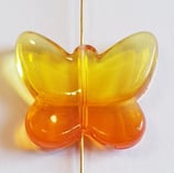 Farfalla Grande 24x28mm  Arancio  in Plexiglass