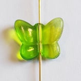 Farfalla Piccola 12x14mm Verde Lime  in Plexiglass
