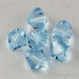 Swarovski Bead 5301/5328 - 3mm Bicono Aquamarine