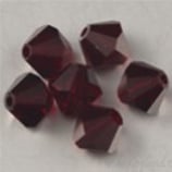 Swarovski Bead 5301/5328 - 4mm Bicono Siam
