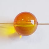 Sfera piccola 16mm  Arancio  in Plexiglass