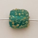 Quadrato 11mm Verde Bubble