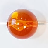 Sfera Grande 24mm Arancio in Plexiglass