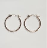 Base Orecchini a Cerchio 20mm Oro Rosa