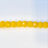 Cipollotti Sfaccettati 3x4mm Giallo Sole 50 pezzi