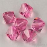 Swarovski Bead 5301/5328 - 3mm Bicono Rose