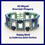 Kit Miyuki Braccaile Pitagora Verde metal / Blu China / Verde acqua