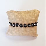 Kit Miyuki Bracciale Flora versione Bianco / Nero MAXI