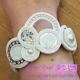 Bracciale Sposa Eternity in Bianco e Avorio