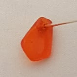 Goccia Piatta 10x7mm Arancio