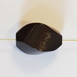 Ovale Spirale Legno 16x26mm marrone scuro