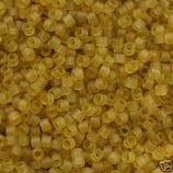 Delica 11/0   (DB771) Giallo scuro Matt Trasparent Dyed