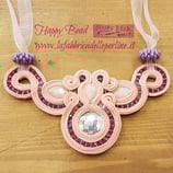 Collana Alexandra Colore Rosa Salmone