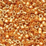 Delica 11/0 (DB410) Oro Giallo Metallico Galvanize Dyed