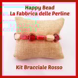 Kit Bracciale Base Cavetto Rosso Arancio