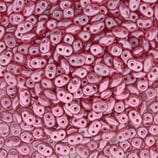 Superduo Colore Rosa Pastel