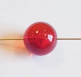 Sfera piccola 16mm  Rosso  in Plexiglass