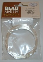 Filo Metallo Argento Placcato 0,60mm