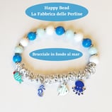 Kit Bracciale in Fondo al Mar versione Azzurro Bianco Blu