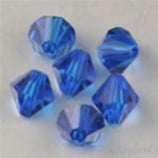 Swarovski Bead 5301/5328 - 4mm Bicono Capri Blue