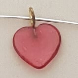 Ciondolo Cuore 11mm Rosa