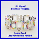 Kit Miyuki Braccaile Pitagora Bianco / Canna di Fucile / Arcobaleno