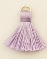 Nappina Mini 20mm Lilla con Anellino oro.